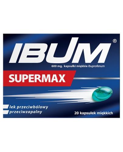 Ibum Supermax 600 mg, 20 kapsułek